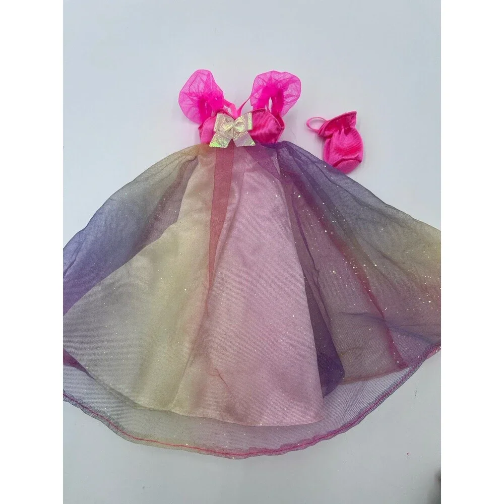 1996 Barbie Starlight Splendor Fashion Lot 6 Gowns Purses Mattel 68607